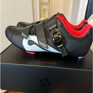 Size 45 (10.5) Peleton cycling shoes.